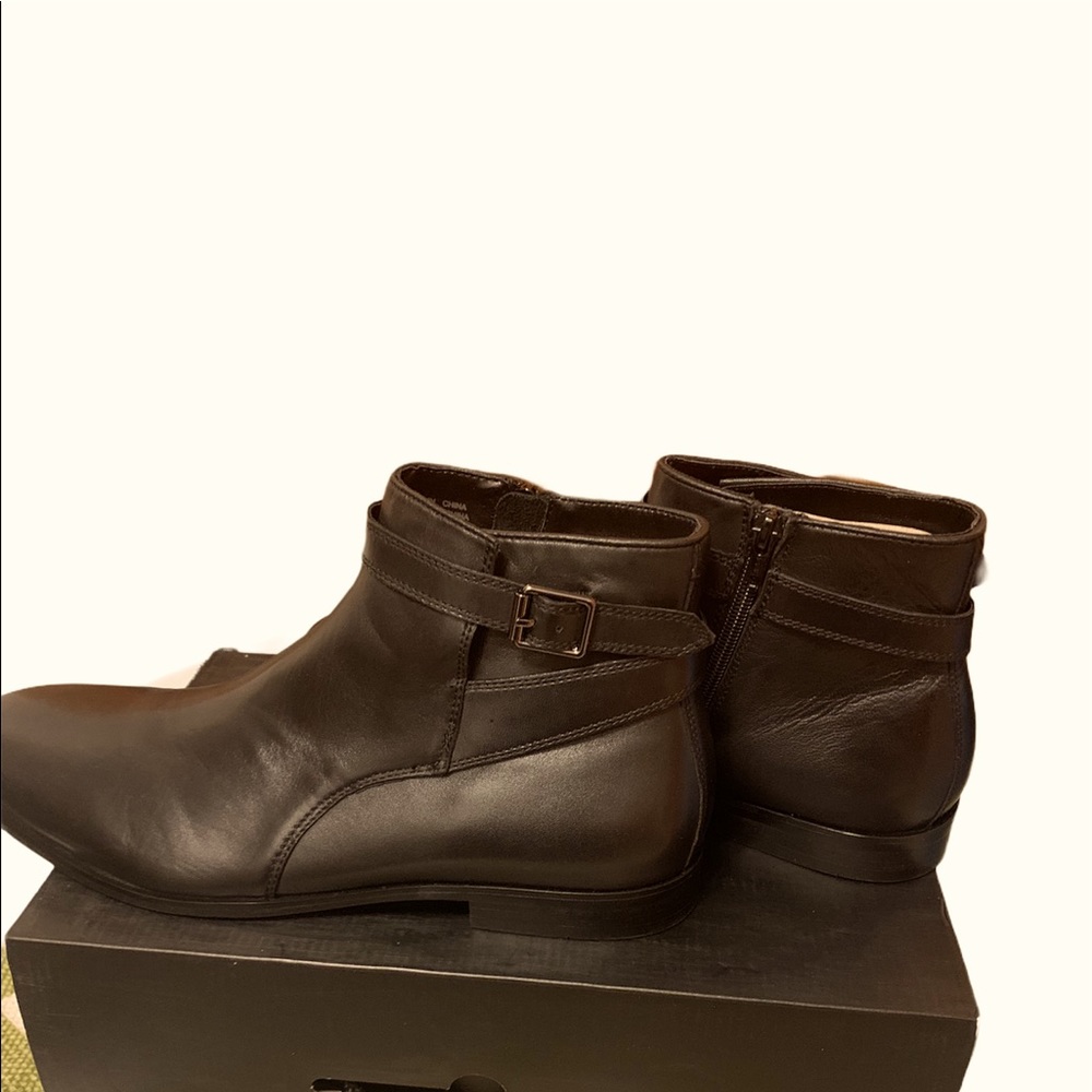 Black ankle boots